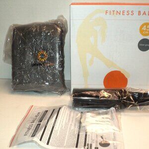 Primasole Exercise Ball 45 cm (17.7") Silver Fitness Yoga Balance Stability NEW
